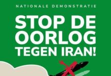 zaterdag 28 maart – demonstratie ‘stop de oorlog tegen Iran’ – Den Haag – Malieveld